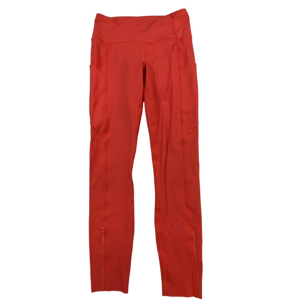 Lululemon Align High Rise Pants Orange/Red Athleisure Activewear Womens‎ 6